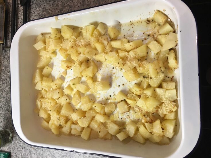 Garlic and Parmesan Potatoes