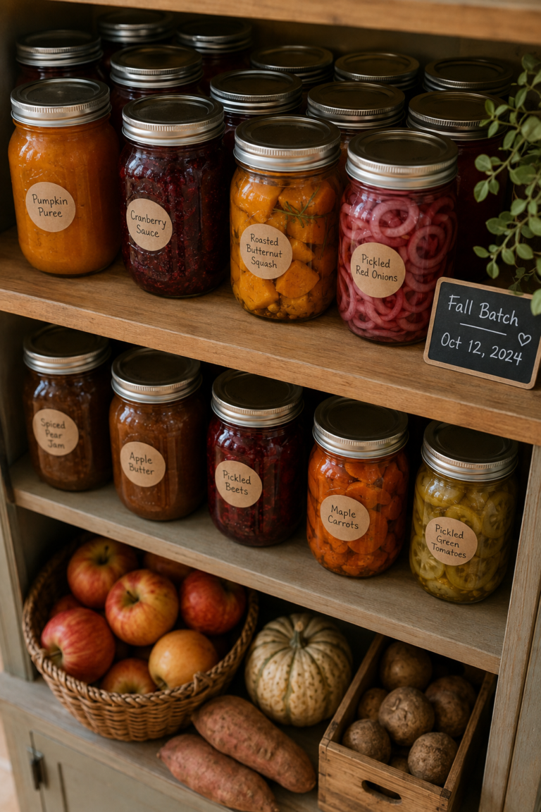 How to Store Fall Foods: Freezing, Canning & Pickling Tips