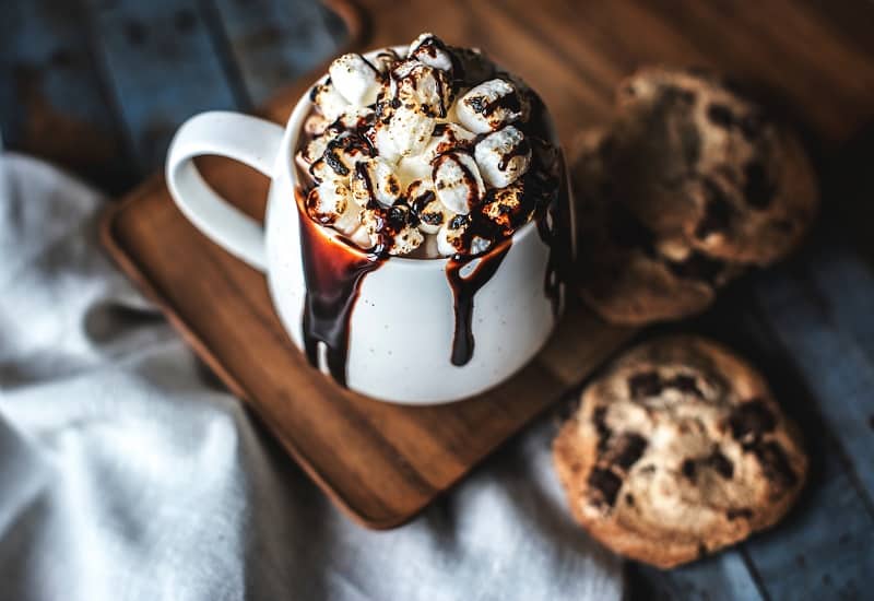winter comfort foods - hot chocolate