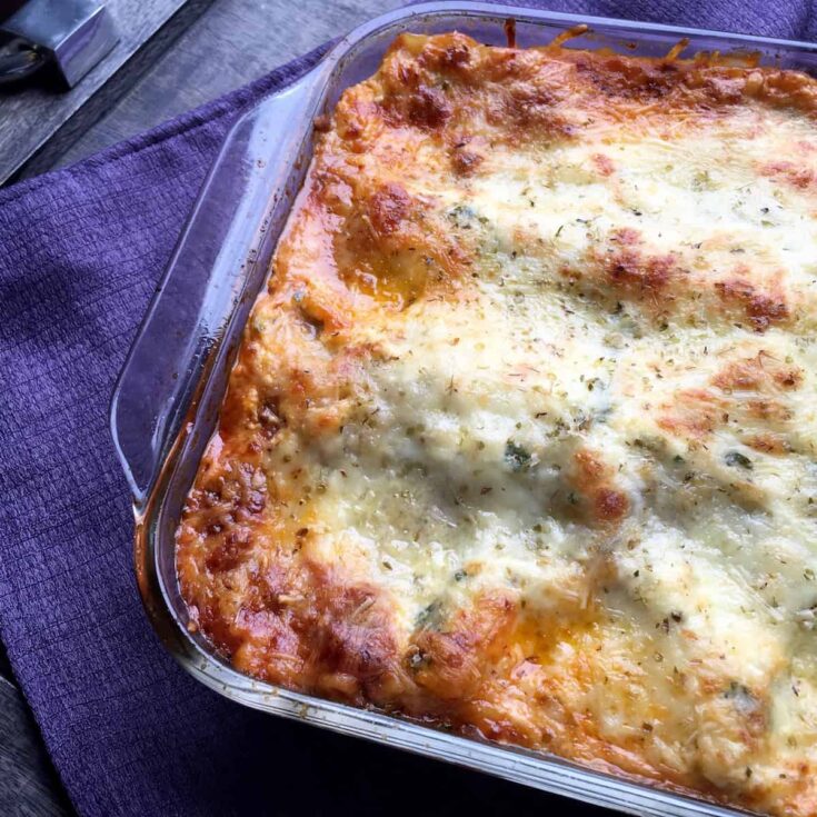 Five Cheese Meaty Lasagne