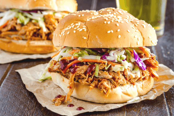 pulled pork sandwich
