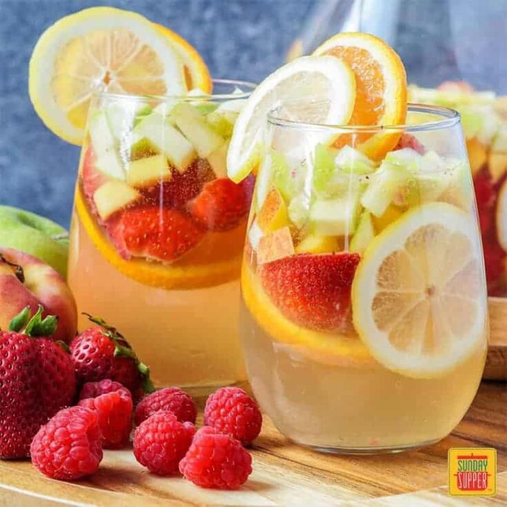 Image for Moscato Sangria Recipe (Moscato Wine Cocktail)