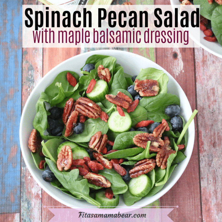 Image for Candied Pecan Spinach Salad