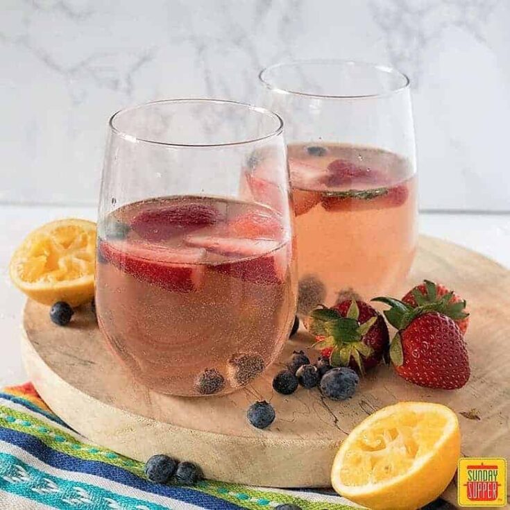 Image for Rose Sangria with Summer Berries