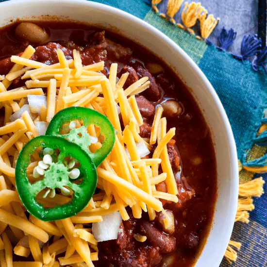 Classic Slow Cooker Pork Chilli