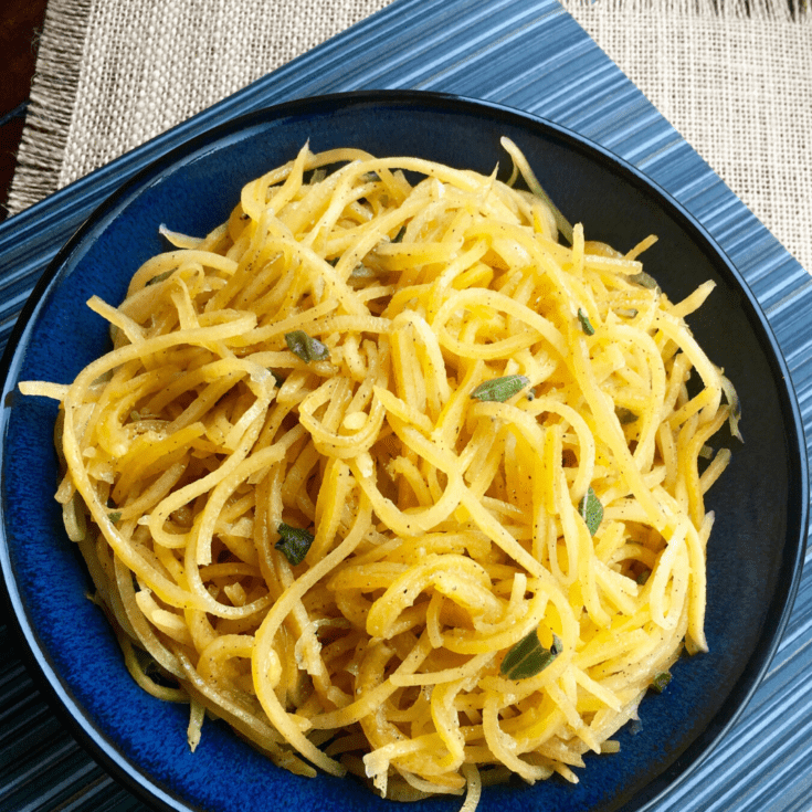 Savoury Butternut Squash Noodles