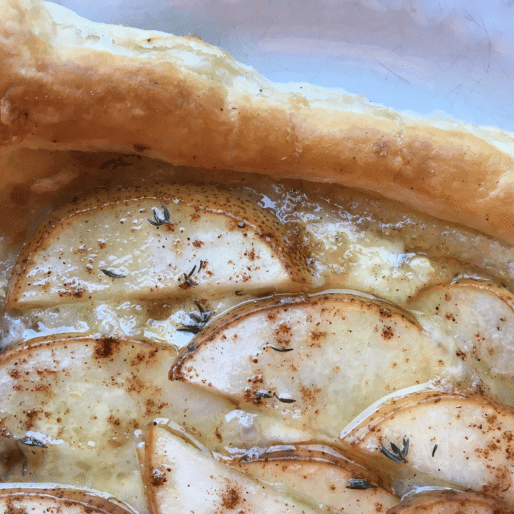 Savory Brie and Pear Puff Pastry