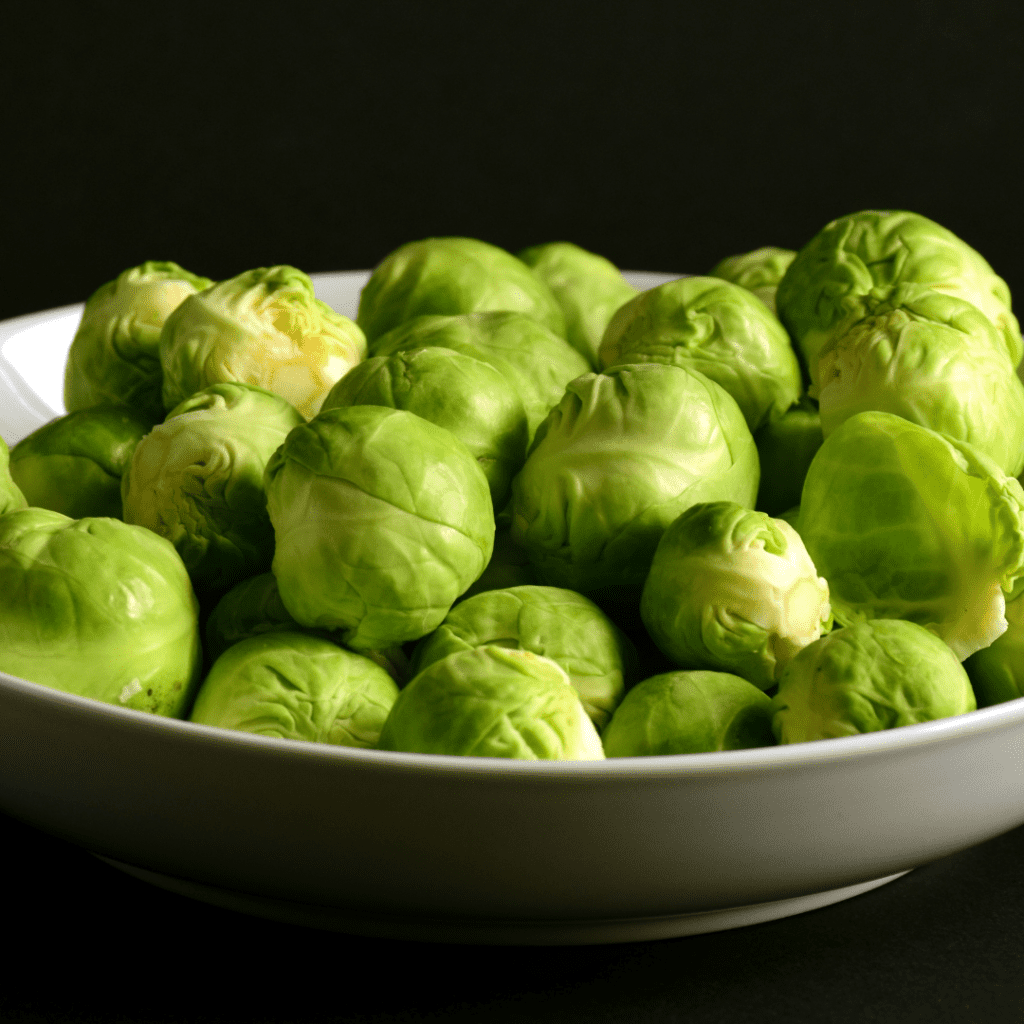 Brussel sprouts in a bowl