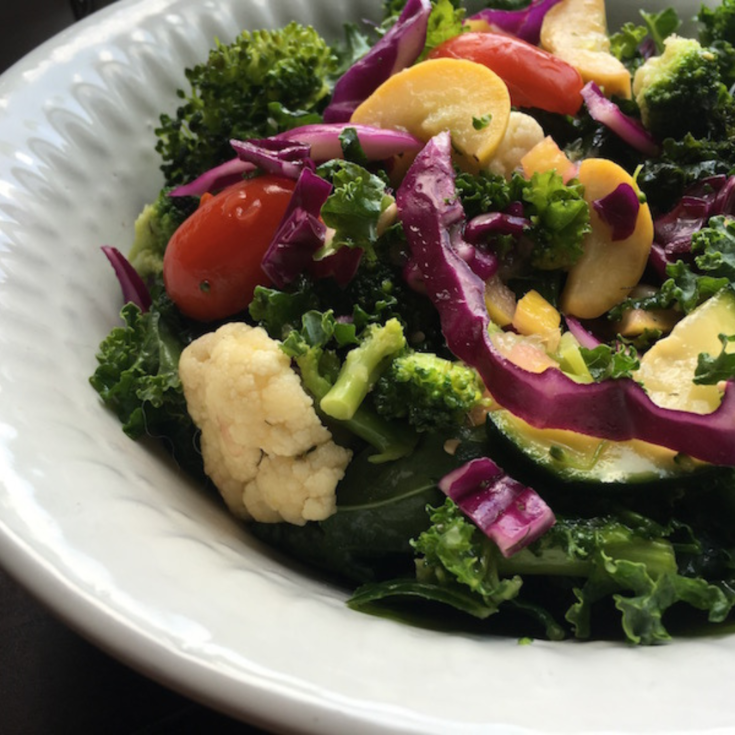 Citrus Cauliflower Kale Salad