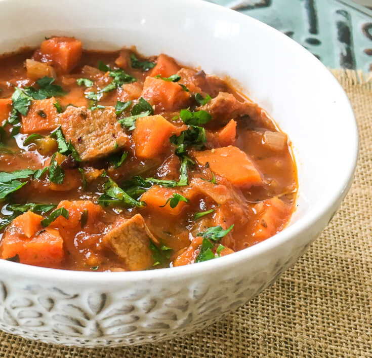 Spicy Pork and Sweet Potato Stew