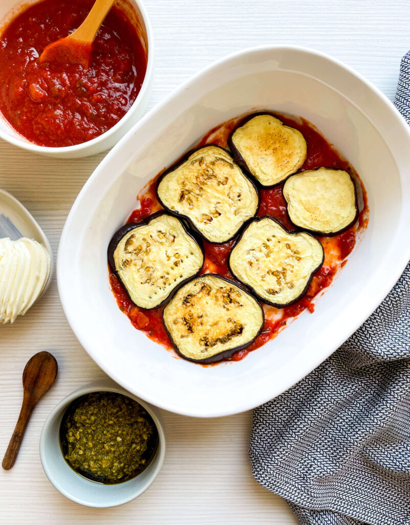 Pesto Eggplant Parmesan Pesto & Margaritas