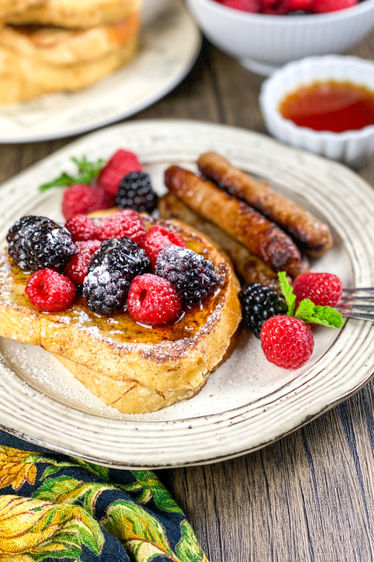Classic French Toast with Fresh Mixed Berries