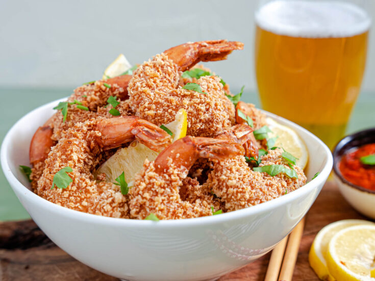Lemon Panko Fried Shrimp