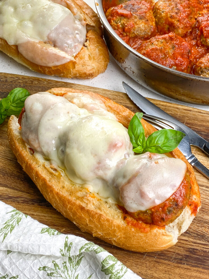 Cheese Stuffed Meatball Subs