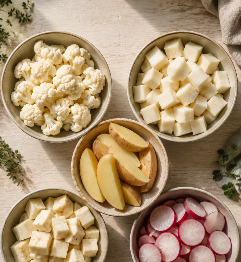 Potato Substitutes: Best Swaps for Low-Carb and Allergy-Friendly Cooking
